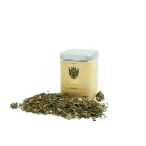 Boîte blanche d'infusion au CBD.